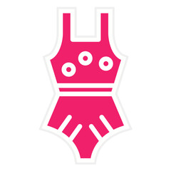 Vector Design Swimsuit Icon Style