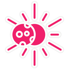 Vector Design Eclipse Icon Style