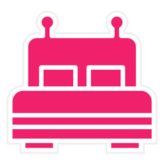 Vector Design Bed Icon Style