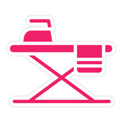 Vector Design Iron Table Icon Style