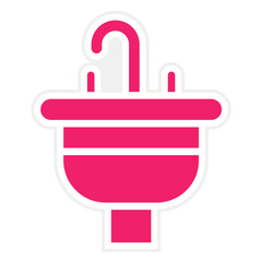 Vector Design Sink Icon Style