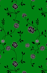 Beautiful Floral All-Over Prints in Bright Colors for Decorative Use