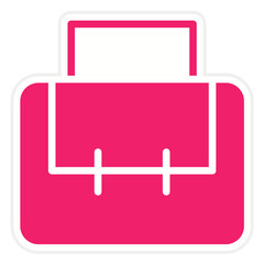 Vector Design Briefcase Icon Style