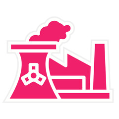 Vector Design Nuclear Energy Icon Style