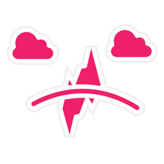 Vector Design Iceberg Icon Style