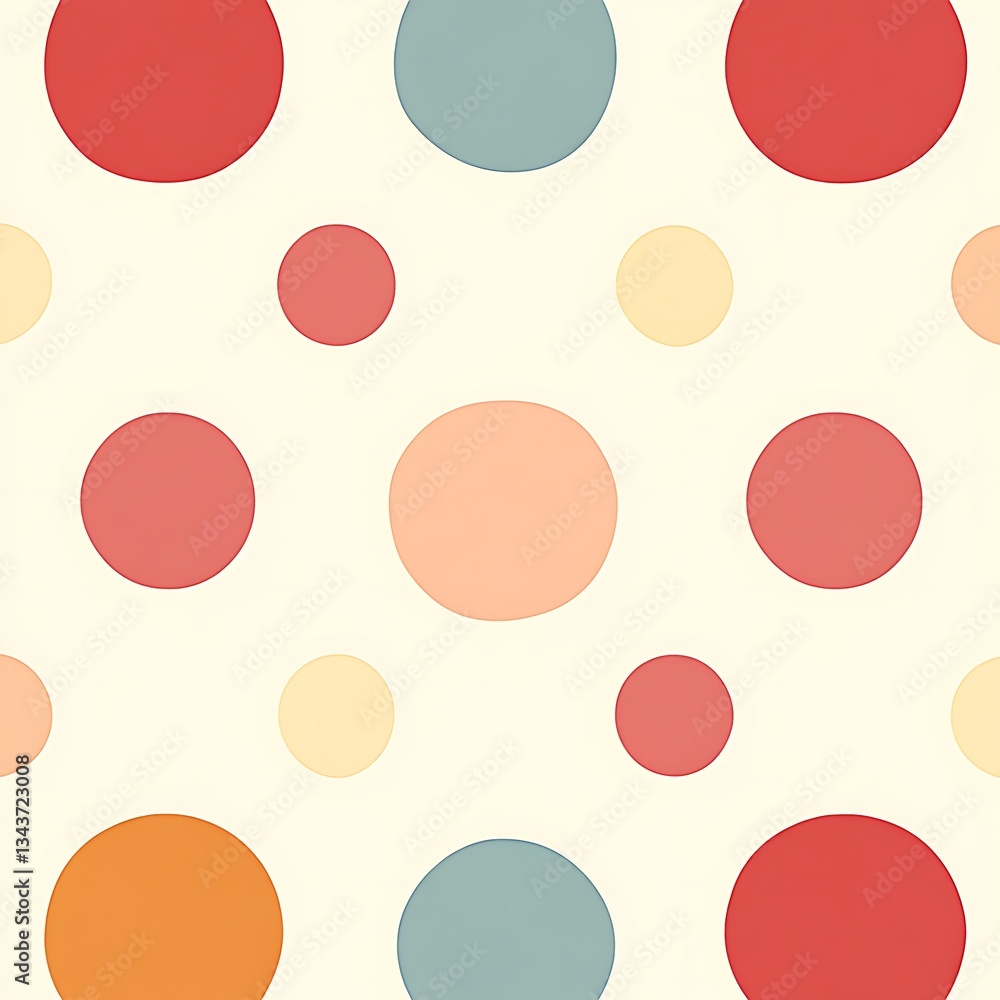 Poster abstract circles pattern design in multiple colors with a bright and modern feel for backgrounds and