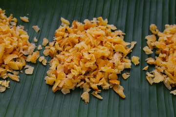 Dries cabbage leaves praserveg vegetables