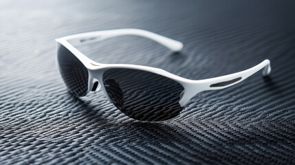 Stylish wraparound sunglasses with aerodynamic design ideal for outdoor sports and activities, enhancing performance and comfort during high-speed events