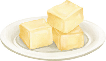 watercolor butter