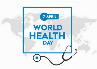 World Health Day April 7 – Healthcare and Well-Being Concept