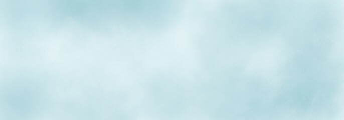 Pastel blue raster artistic soft watercolor texture wide horizontal banner design