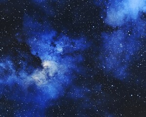 Obraz premium A beautiful depiction of the vast night sky and cosmos