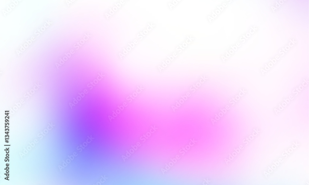Aufkleber Abstract Background. Soft pink, yellow and blue color vector abstract background for web design. Pastel Multi Color Gradient Overlay Vector