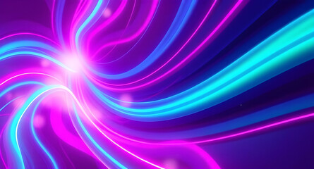 Obraz premium Abstract background using neon colors (pink, blue, green). Dynamic and energetic design. 