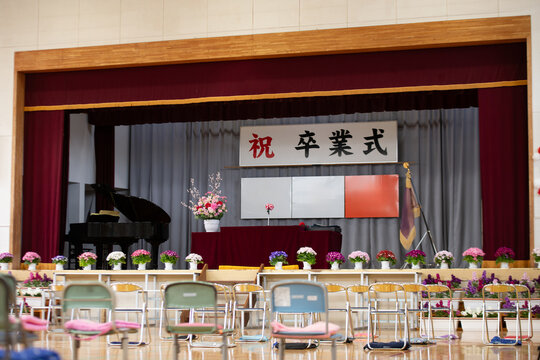 卒業式会場