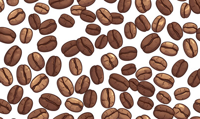 Obraz premium Coffee and accessories concept illustrations for wallpaper or advertising