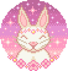Bunny Pixel Art