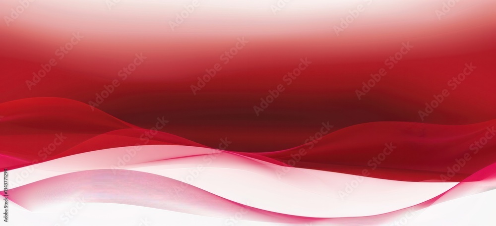 Poster red backgrounds wave gradient high minimalist simple lines horizontal long curve ripple flow liquid 