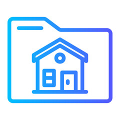 home gradient icon