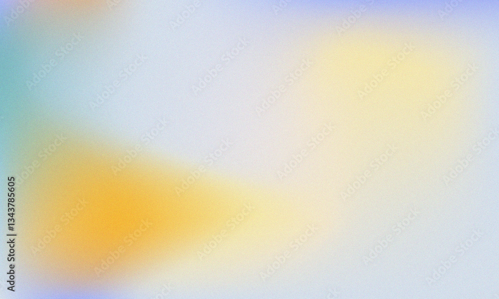 Poster grainy spring color gradient background design. flowing springtime color gradation in yellow, pink, 