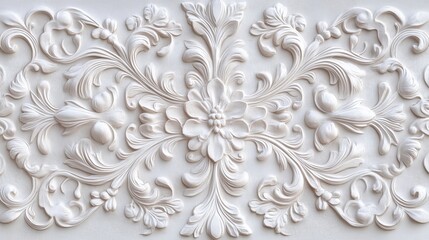 Decorative background on a white background