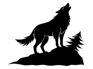wolf vector illustration