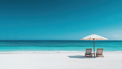 Tropical Beach Paradise: Relaxing Under the Sun