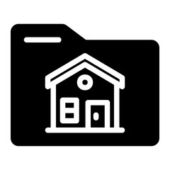 home glyph icon