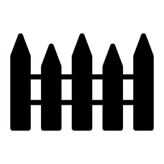 fence glyph icon