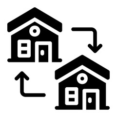 house glyph icon