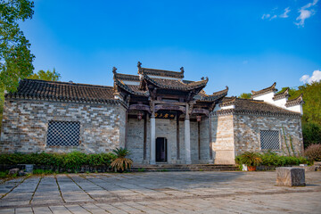 Fototapeta premium Modern buildings and rural skyscrapers and tourist attractions in China