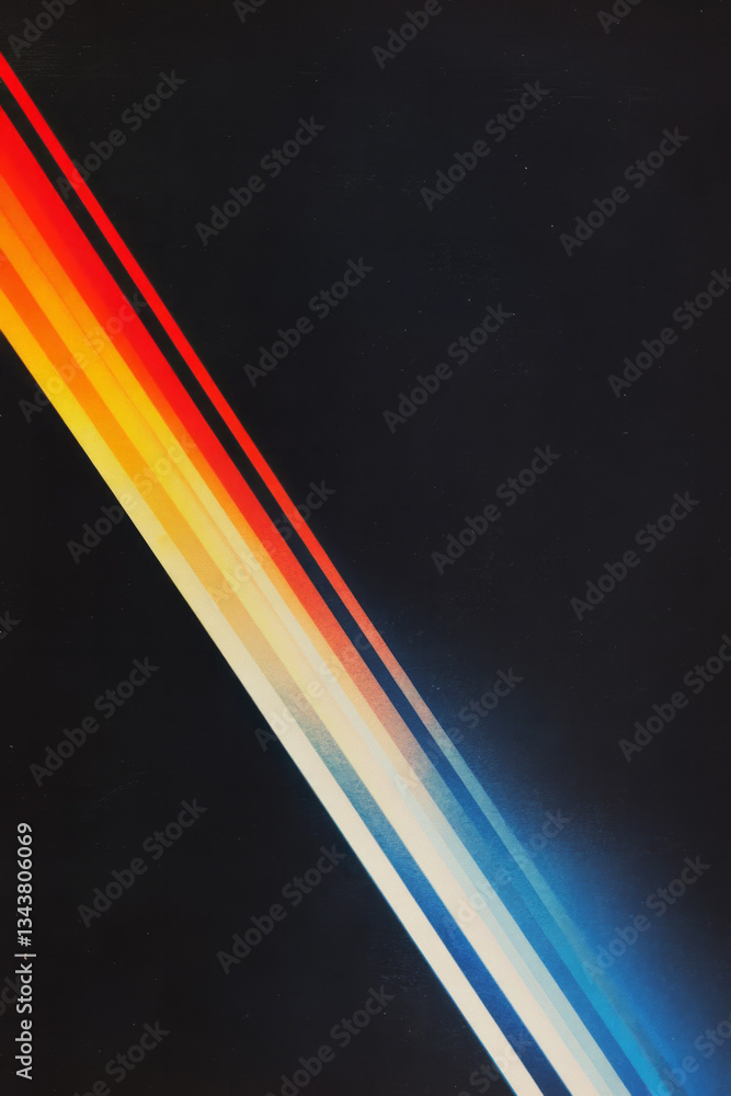 Aufkleber abstract geometric ellipse featuring bold, horizontal stripes gently animated with a smooth pulsing