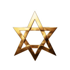 Symbol of faith and heritage represented by a golden star with an empty center, reflecting light beautifully
