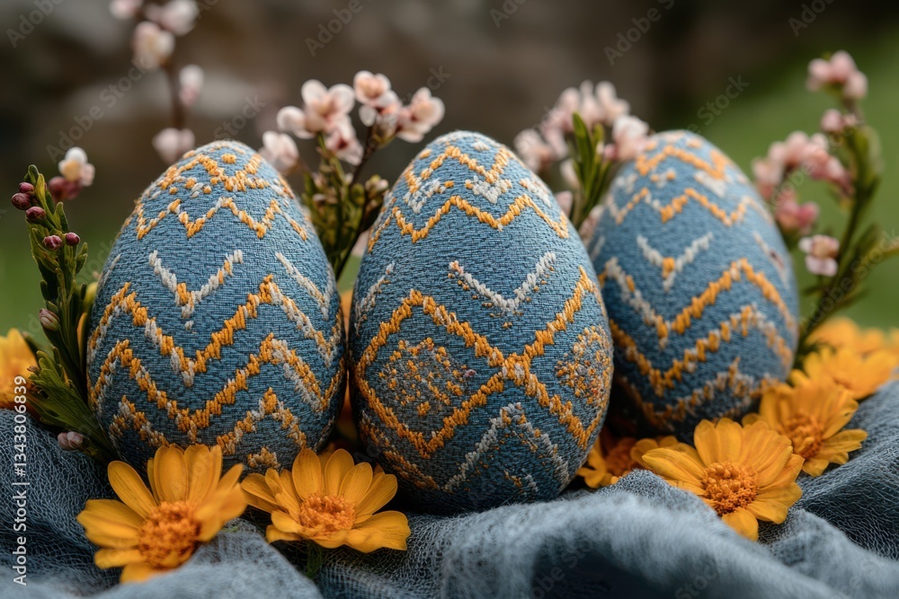 Poster an abstract easter chaos scene with raw style and stylized elements, depicting a colorful and chaoti