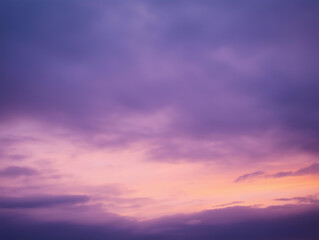 Obraz premium Dreamy Pink & Purple Sky with Dark Blue Clouds Blurry & Grainy Aesthetic Soft Gradient Effect for Atmospheric Photography & Backgrounds