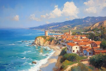 Coastal Village of Ponta do Sol near Funchal on Madeira Island Portugal