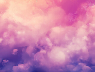 Dreamy Pink & Purple Sky with Dark Blue Clouds  Blurry & Grainy Aesthetic  Soft Gradient Effect for Atmospheric Photography & Backgrounds