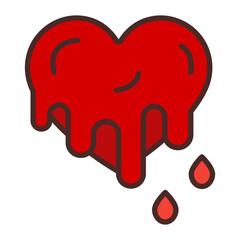 Bleeding Icon Design