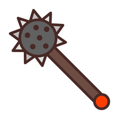 Obraz premium Mace Icon Design