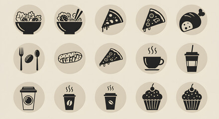 set of vector icons