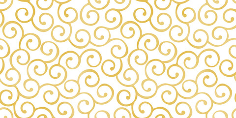 Hand drawn watercolor style  Arabesque pattern called 