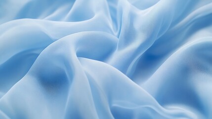 Obraz premium Blue Fabric Close Up