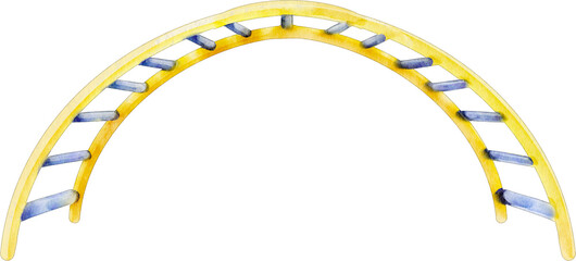 watercolor monkey bar