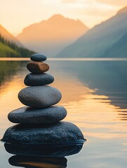 Rocks on Water