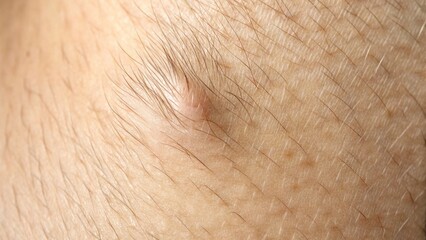 Fototapeta premium Close-up Architectural Photography of Isolated Stretch Marks on Armpit Skin