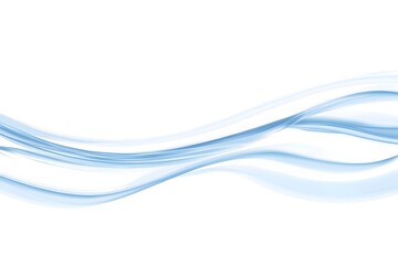 Fototapeta premium Minimalist Water Illustration on White Background for Designers