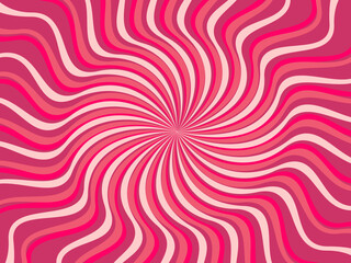 Vintage retro banner background. Colorful grunge wave wallpaper. Vector illustration. Twist party backround pattern.	