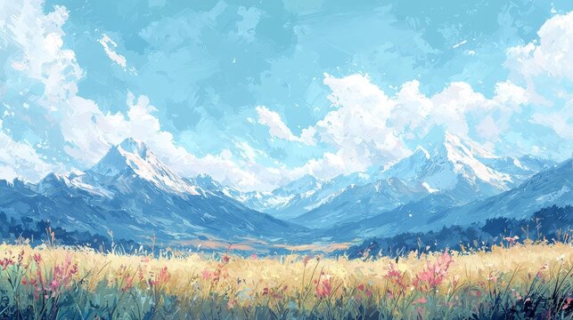 Boise, Idaho's winter urban exploration features light snow on the foothills, as depicted in an illustration of a single foothill