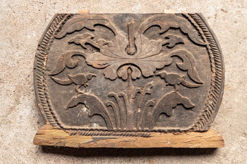 Chinese traditional woodcut decorative pattern