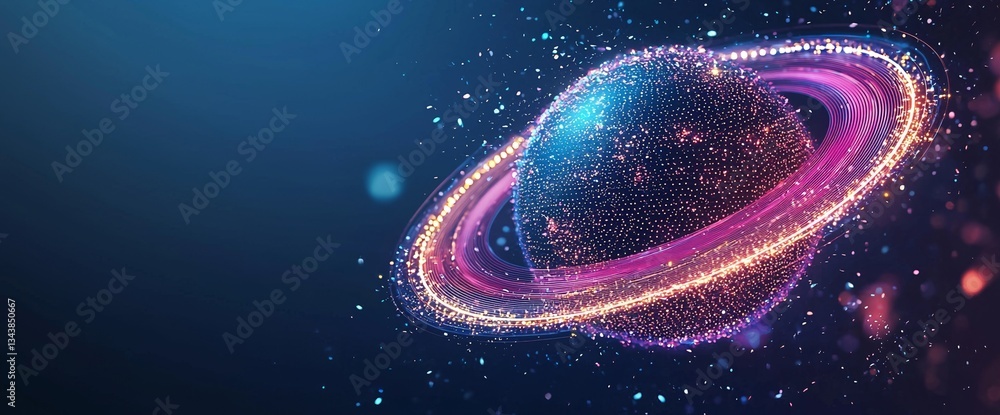 Poster this abstract background is characterized by its dynamic nature, vibrant circular patterns, and colo